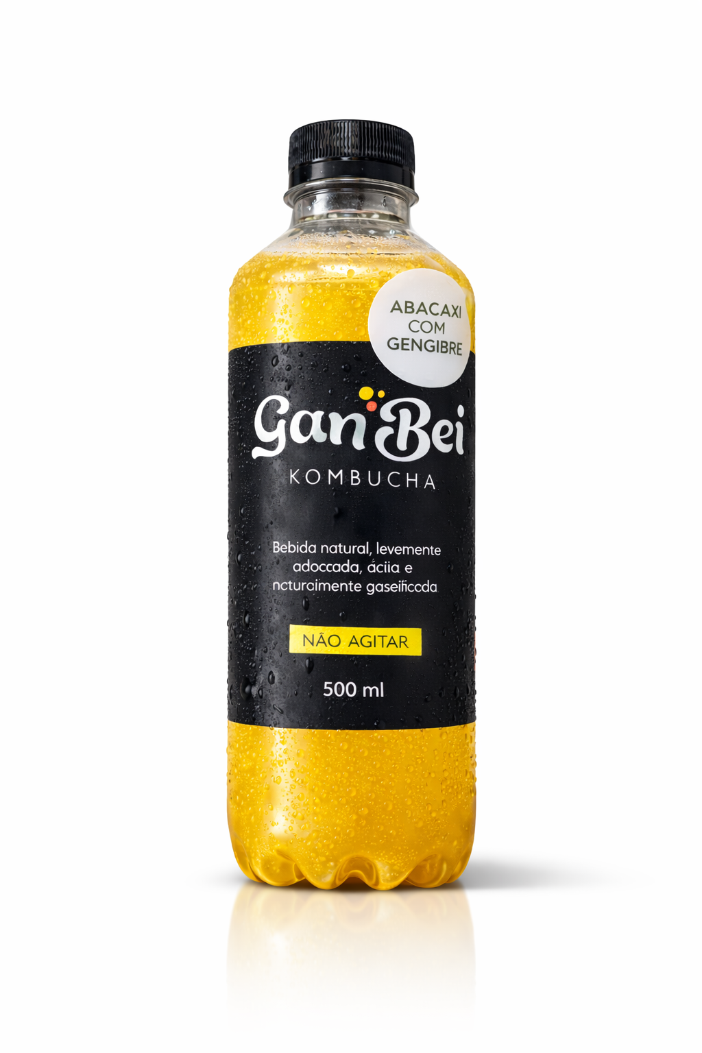 Kombucha GanBei Abacaxi com Gengibre