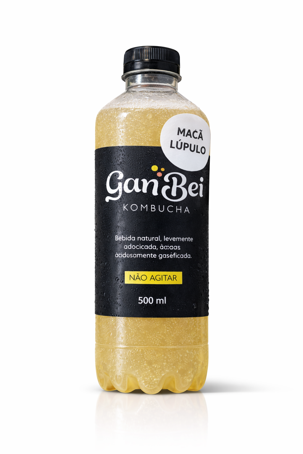 Kombucha GanBei Maça com Lúpulo