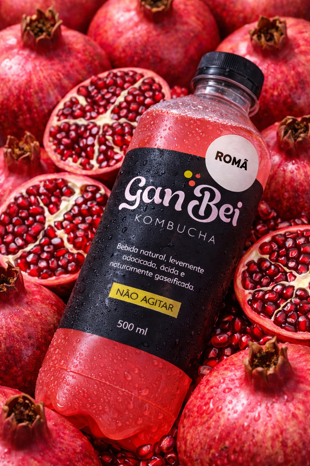 Kombucha GanBei Romã