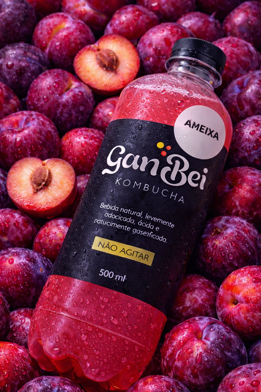 Kombucha GanBei Ameixa Roxa