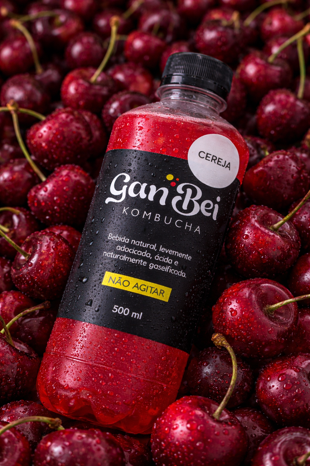 Kombucha GanBei Cereja